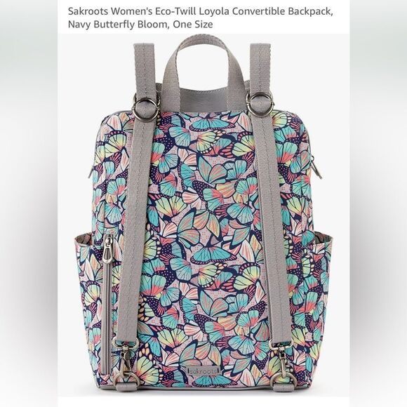 Sakroots Eco-Twill Backpack - Multicolor Butterfly main image 12